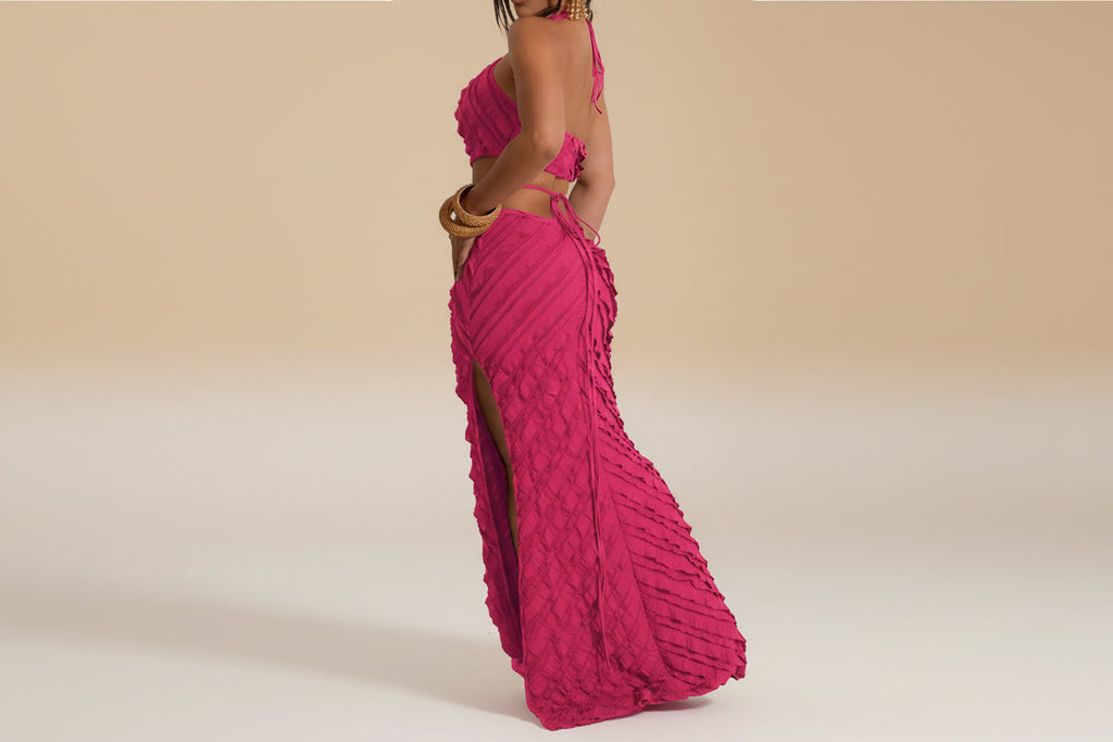 Women's Rose Maxi Dress | Flowy Floral Summer Dress